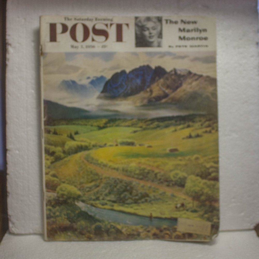 The Saturday Evening Post Magazine / May 5 1956 Marilyn Monroe